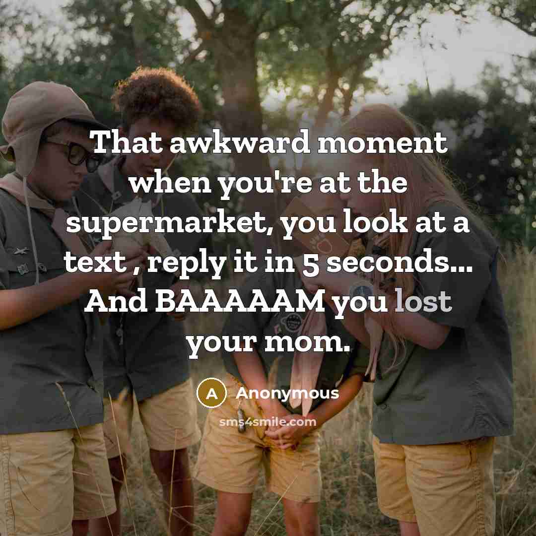 “That awkward moment when you're at the supermarket, you look…” quote by Anonymous