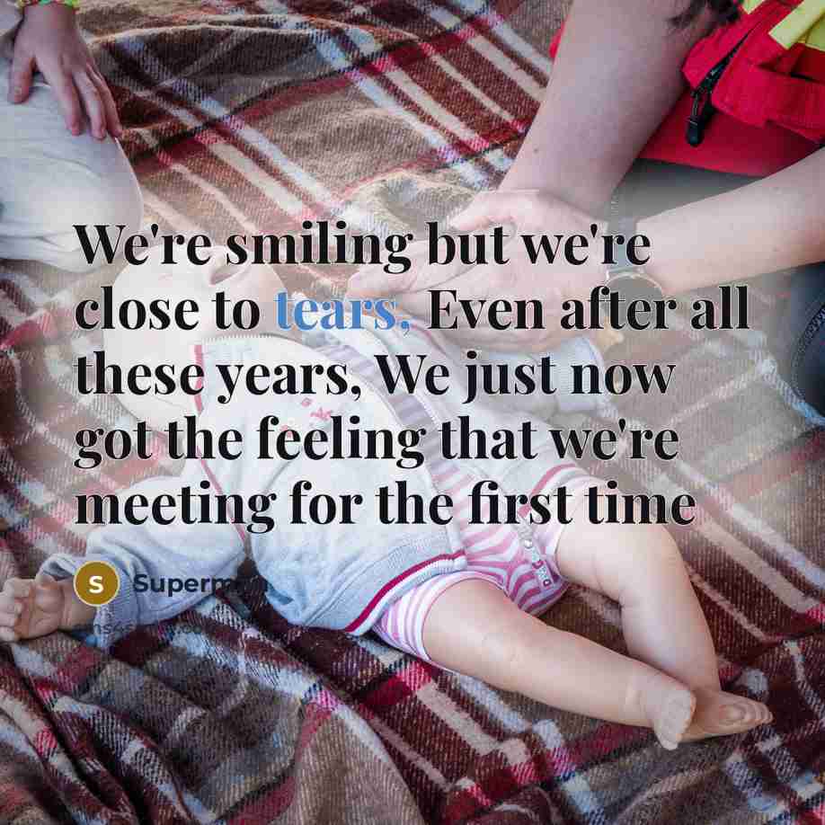 “We're smiling but we're close to tears, Even after all…” quote by Superman