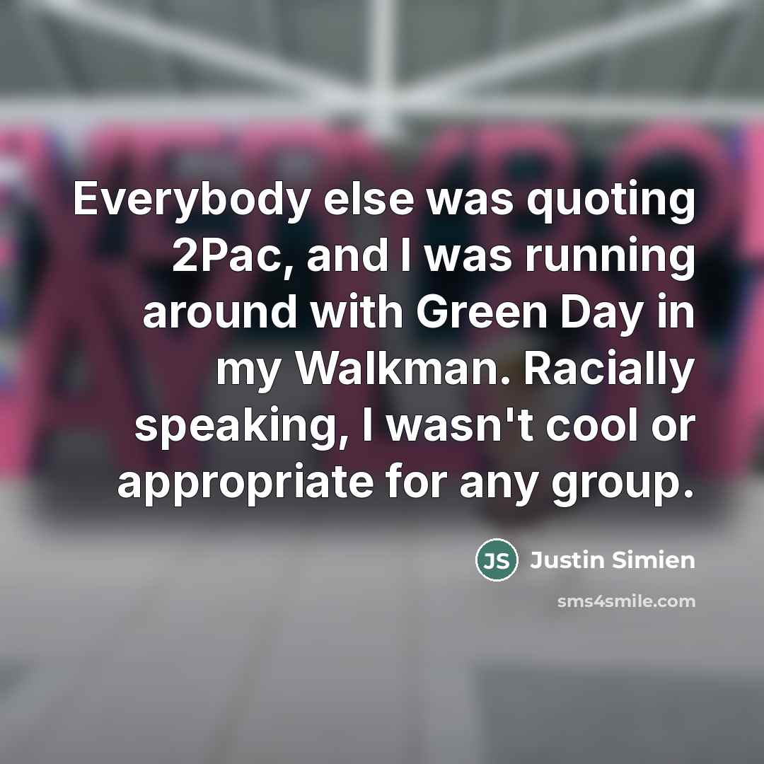 “Everybody else was quoting 2Pac, and I was running around…” quote by Justin Simien