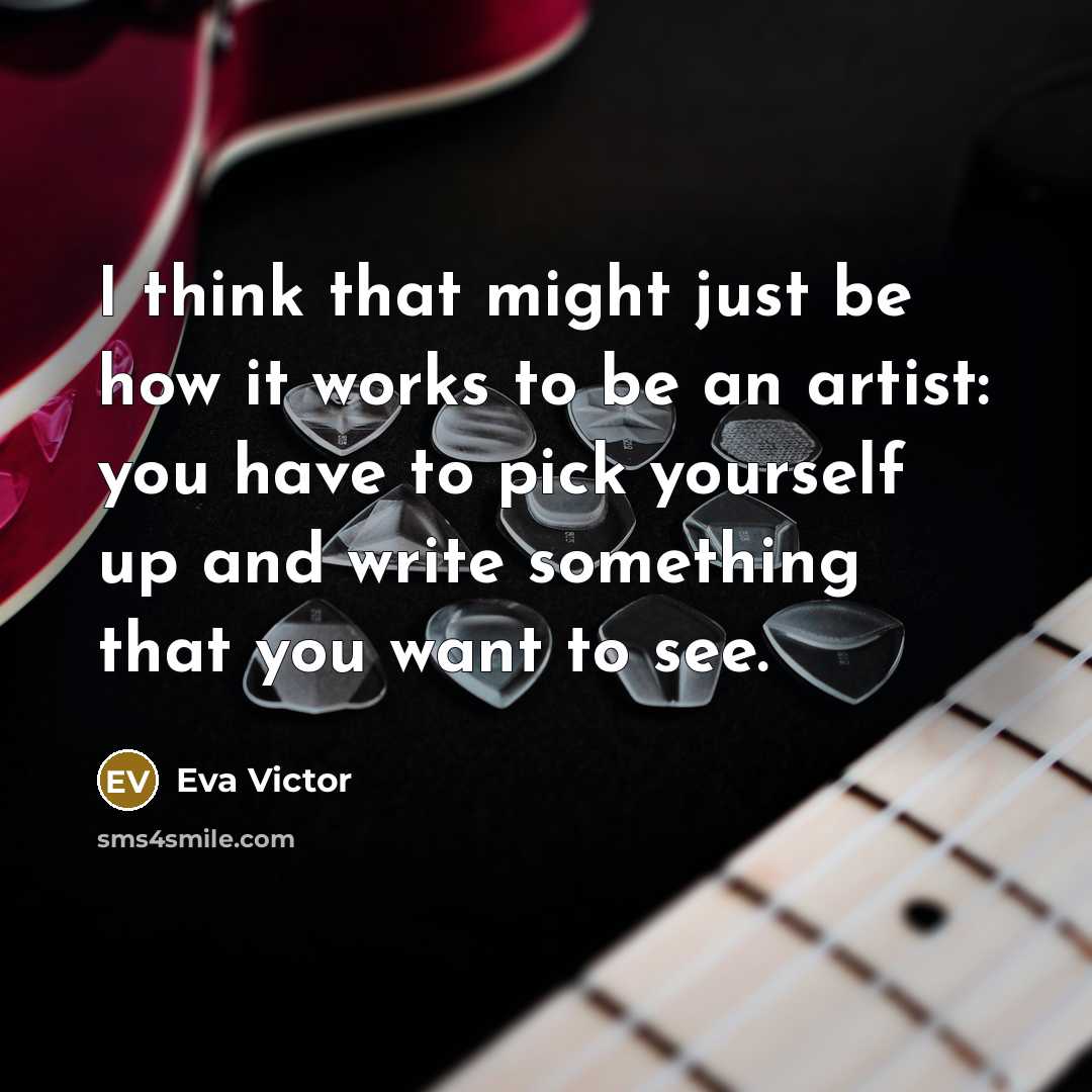 “I think that might just be how it works to…” quote by Eva Victor