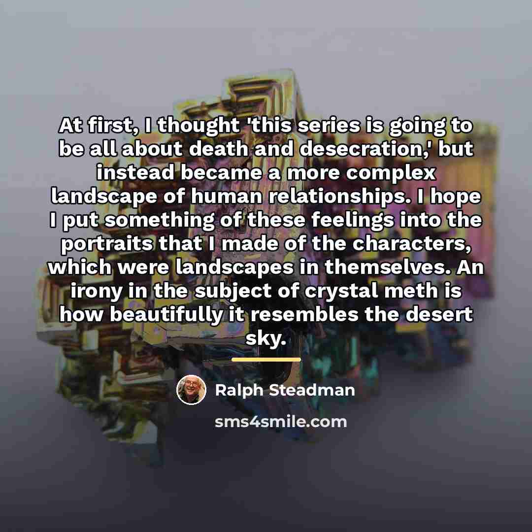 “At first, I thought 'this series is going to be…” quote by Ralph Steadman