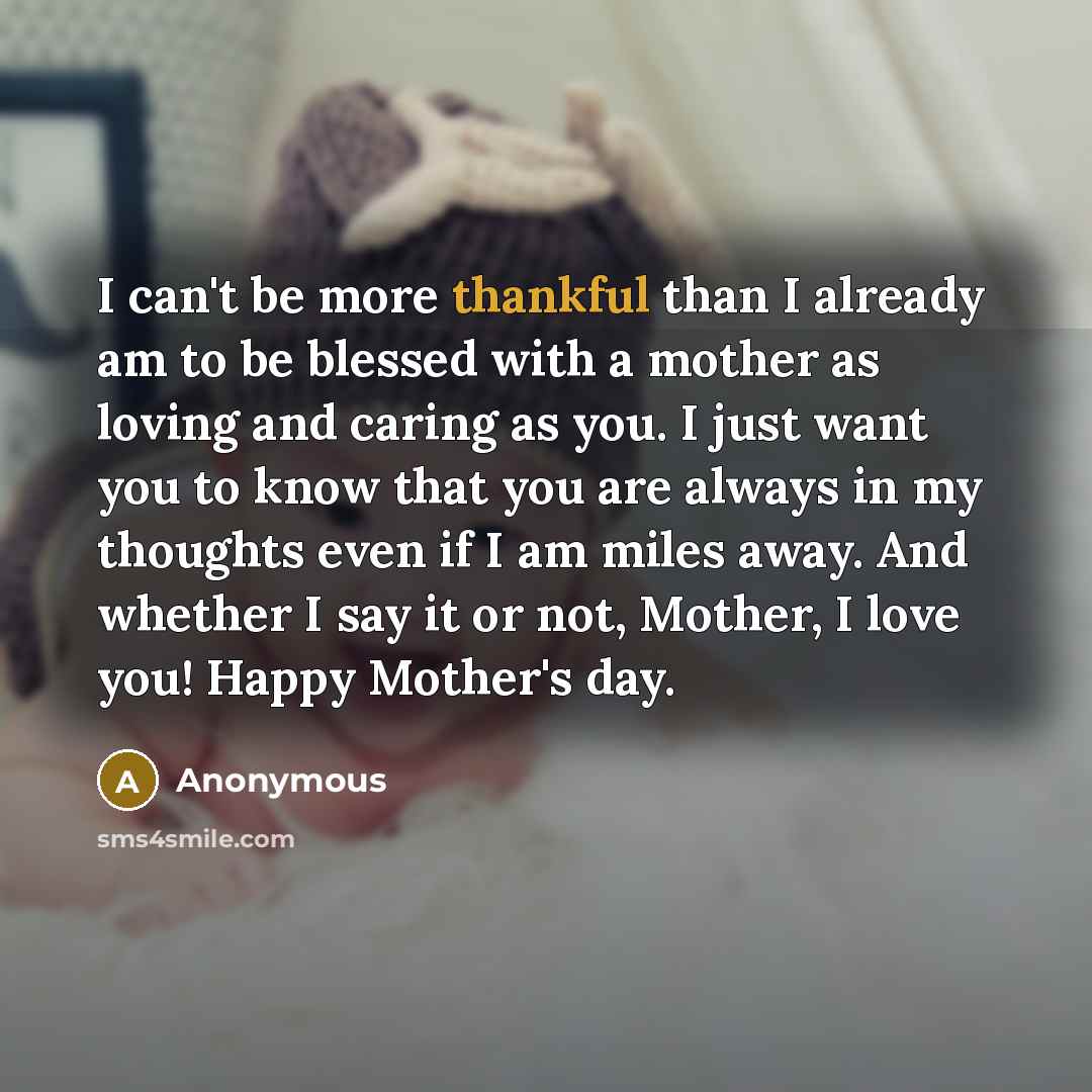 “I can't be more thankful than I already am to…” quote by Anonymous
