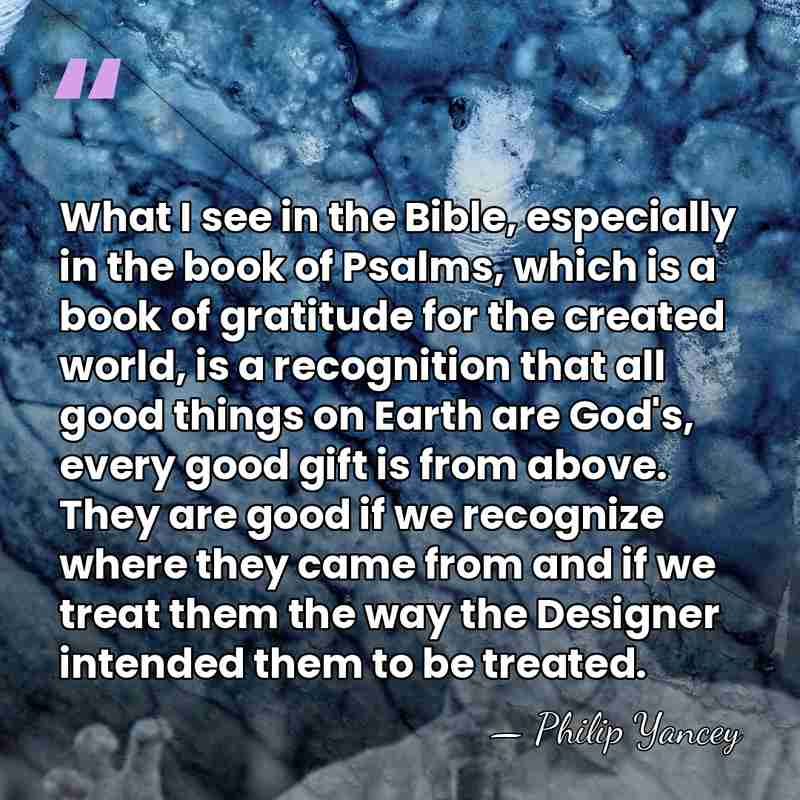 What I see in the Bible, especially in the book of Psalms,&hellip; - Philip Yancey