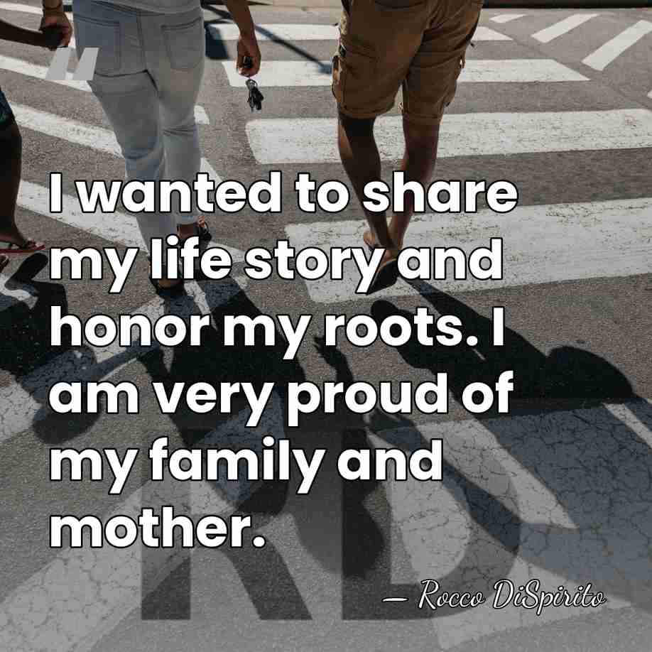 I wanted to share my life story and honor my roots. I&hellip; - Rocco DiSpirito
