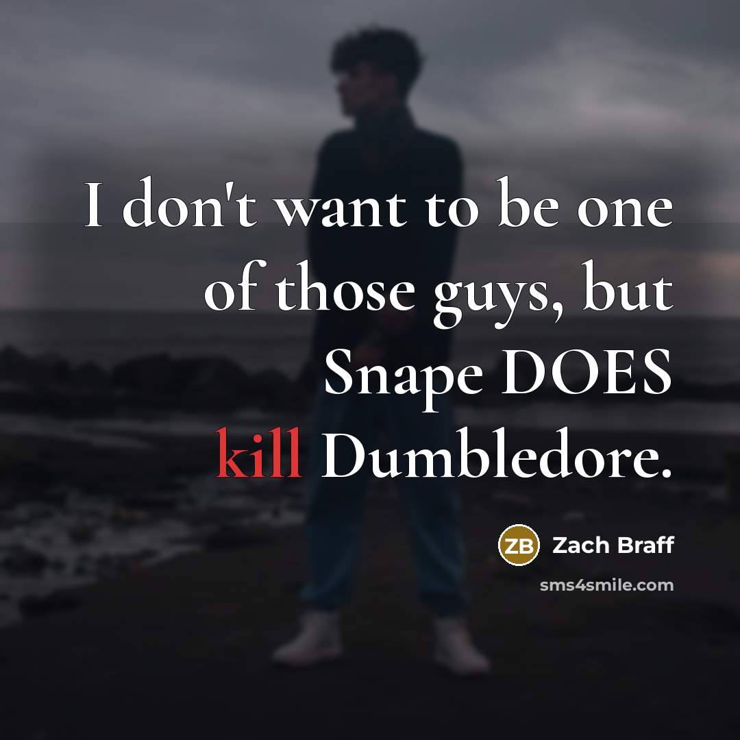 “I don't want to be one of those guys, but…” quote by Zach Braff