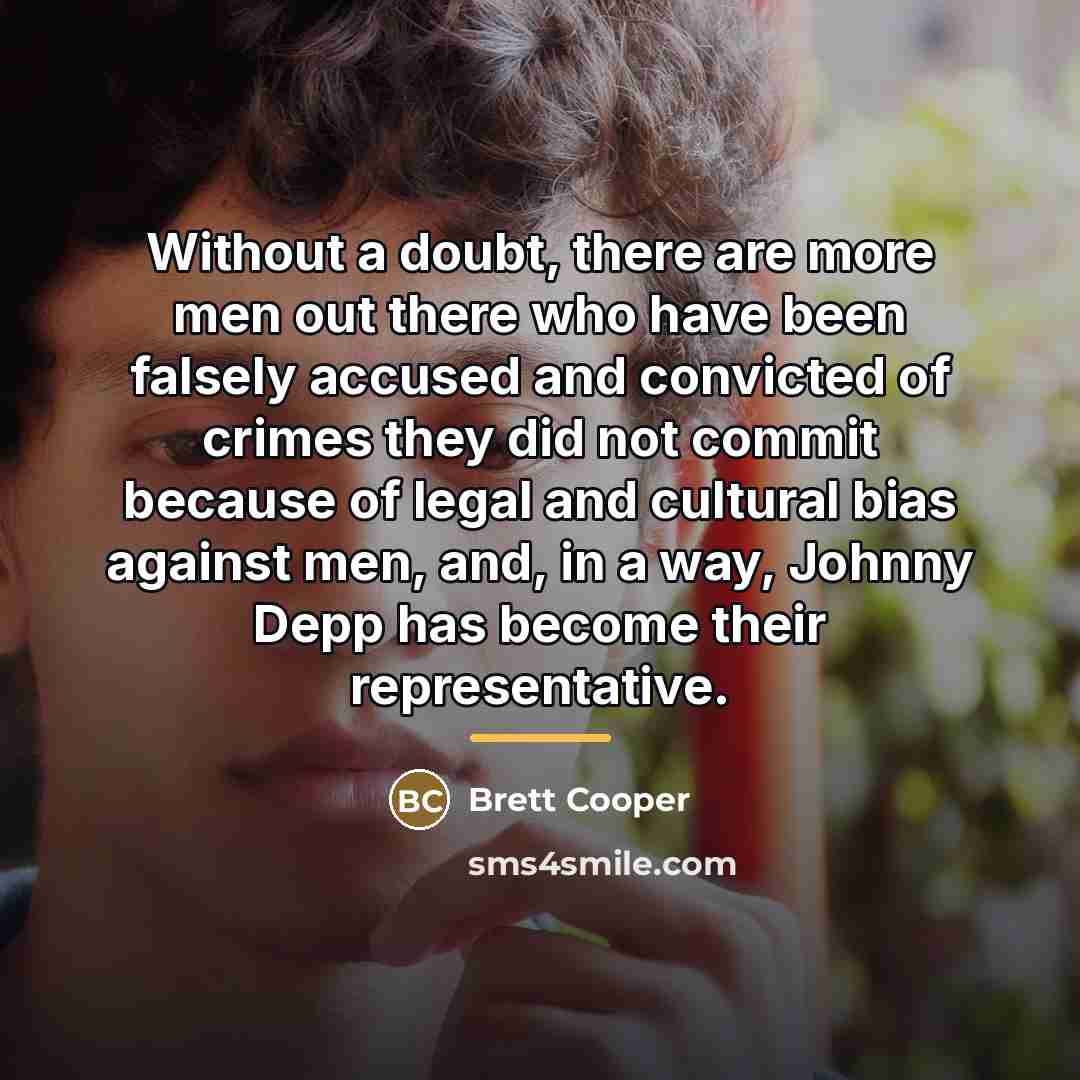 “Without a doubt, there are more men out there who…” quote by Brett Cooper