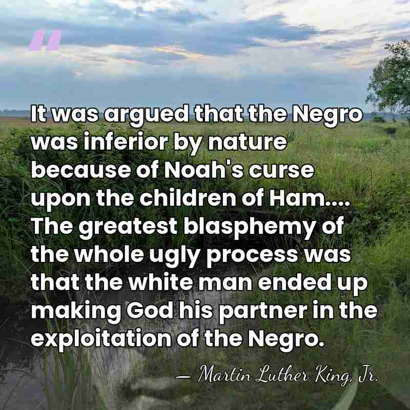 It was argued that the Negro was inferior by nature because of&hellip; - Martin Luther King, Jr.