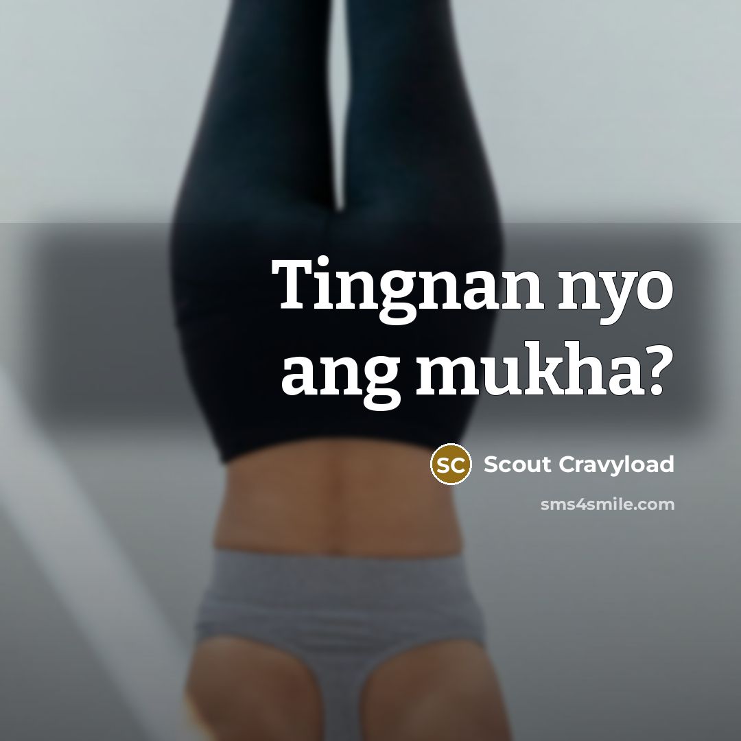 “Tingnan nyo ang mukha?” quote by Scout Cravyload