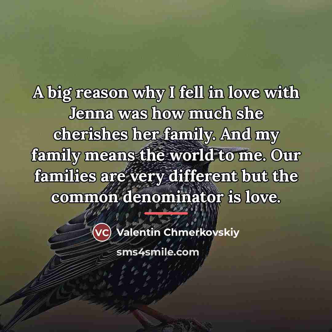 “A big reason why I fell in love with Jenna…” quote by Valentin Chmerkovskiy