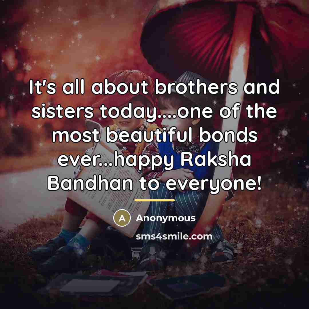 “It's all about brothers and sisters today....one of the most…” quote by Anonymous