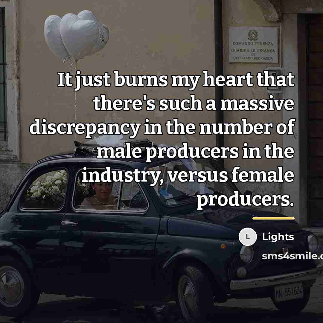 “It just burns my heart that there's such a massive…” quote by Lights