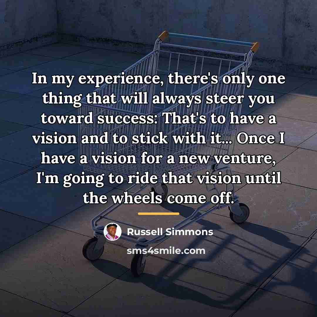 “In my experience, there's only one thing that will always…” quote by Russell Simmons