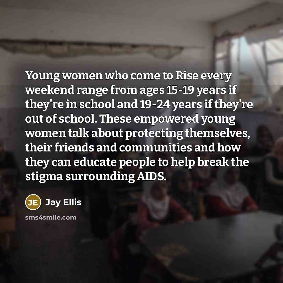 “Young women who come to Rise every weekend range from…” quote by Jay Ellis