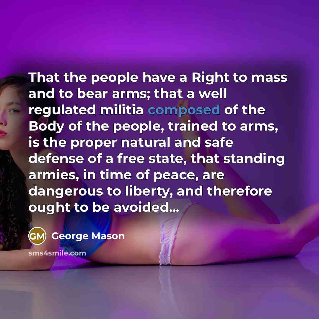 “That the people have a Right to mass and to…” quote by George Mason