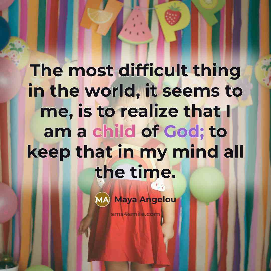 “The most difficult thing in the world, it seems to…” quote by Maya Angelou