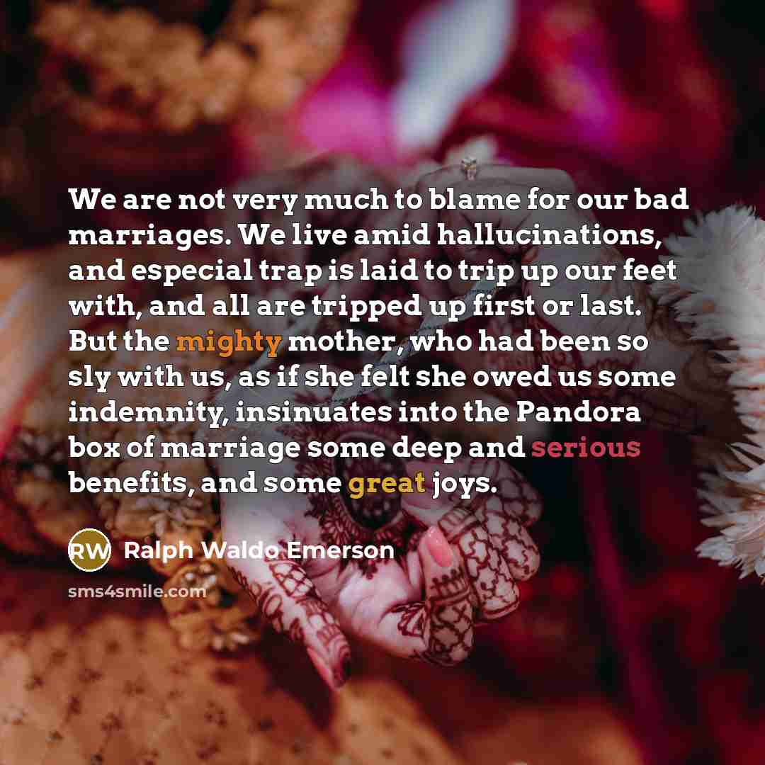“We are not very much to blame for our bad…” quote by Ralph Waldo Emerson