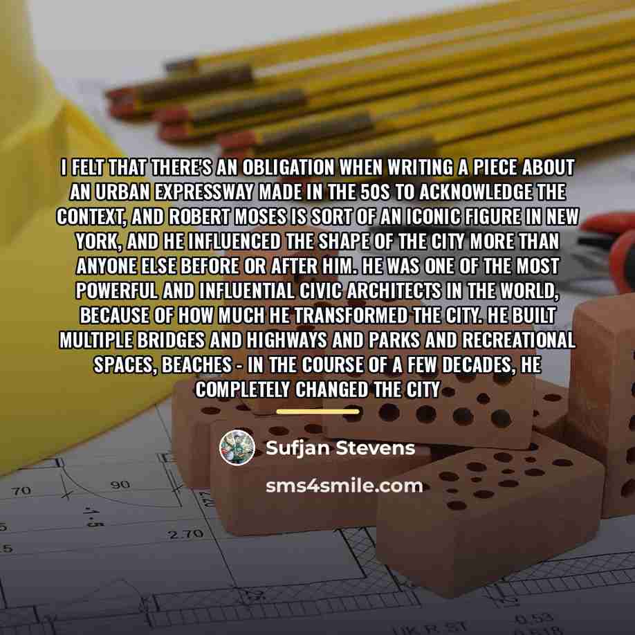 “I felt that there's an obligation when writing a piece…” quote by Sufjan Stevens