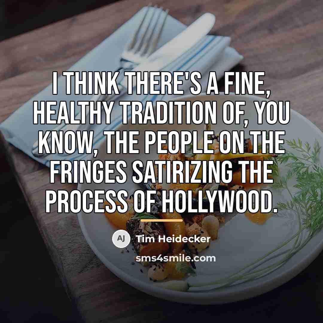 “I think there's a fine, healthy tradition of, you know,…” quote by Tim Heidecker