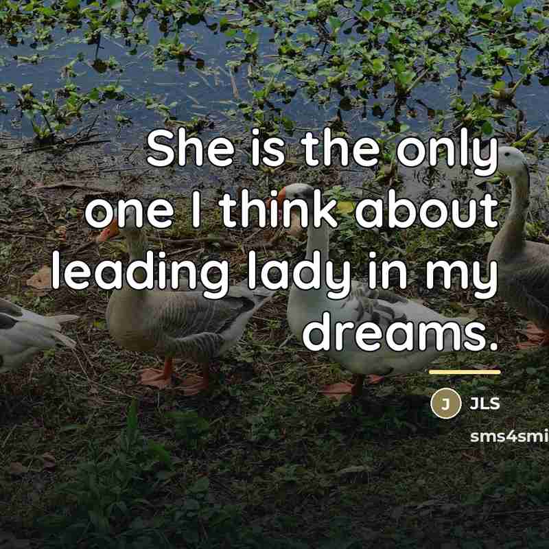 “She is the only one I think about leading lady…” quote by JLS
