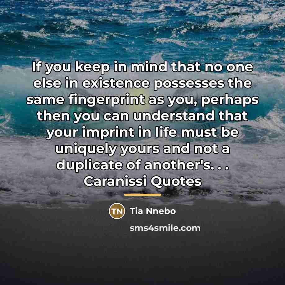 “If you keep in mind that no one else in…” quote by Tia Nnebo
