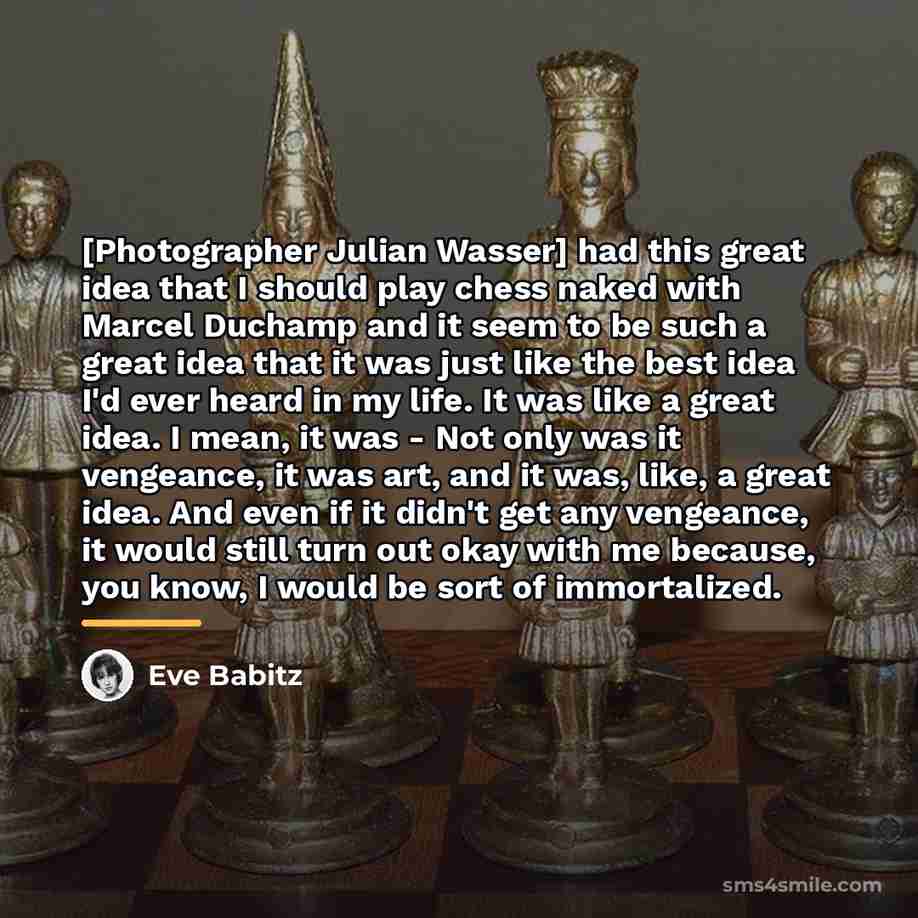 “[Photographer Julian Wasser] had this great idea that I should…” quote by Eve Babitz