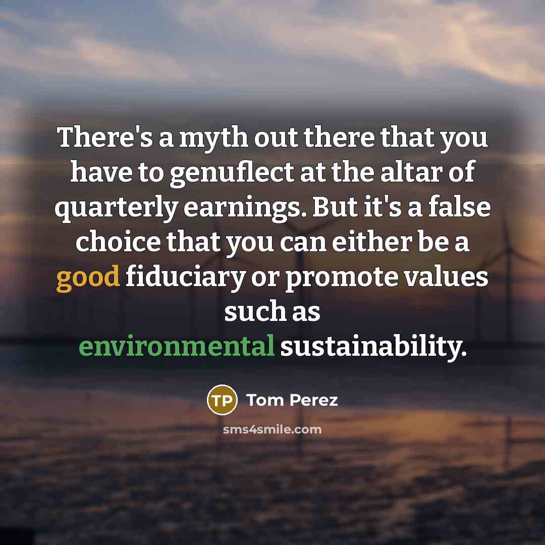 “There's a myth out there that you have to genuflect…” quote by Tom Perez