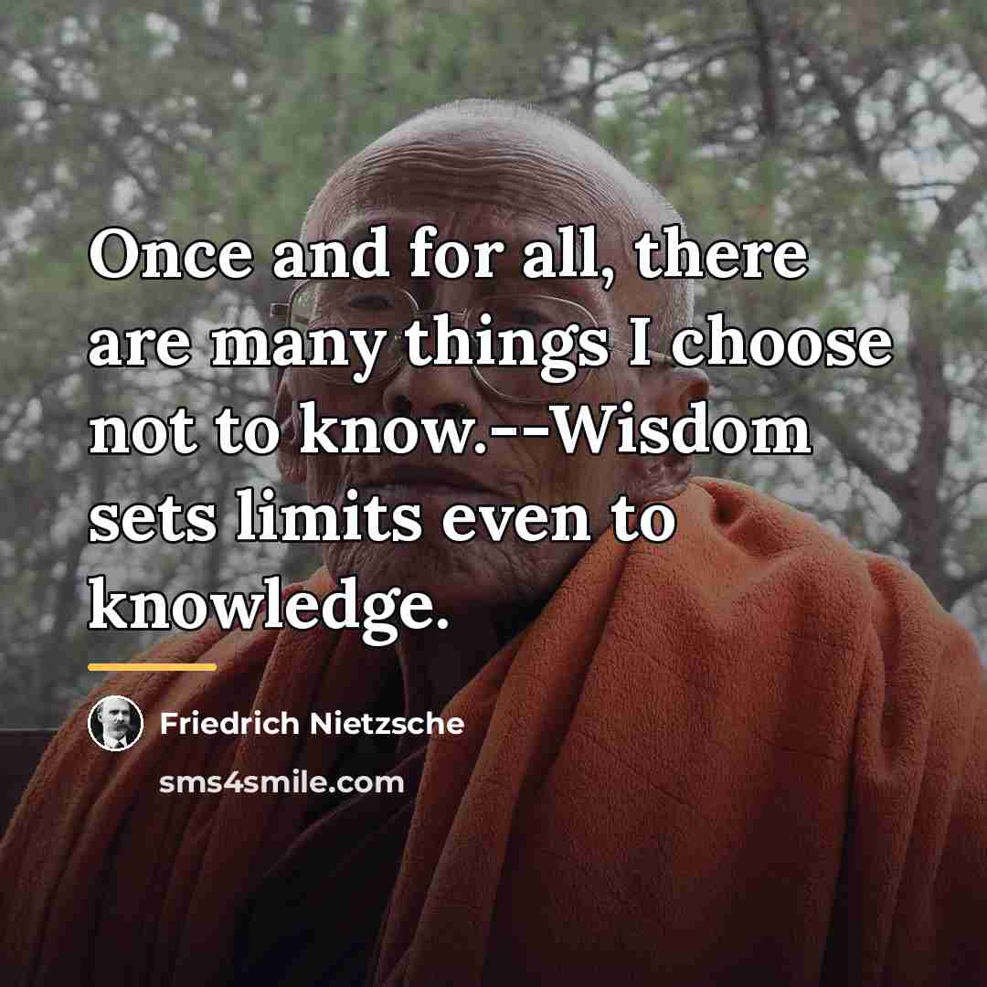 “Once and for all, there are many things I choose…” quote by Friedrich Nietzsche