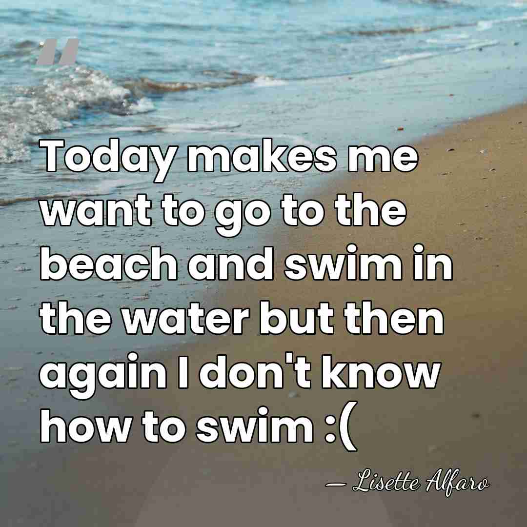 Today makes me want to go to the beach and swim in&hellip; - Lisette Alfaro