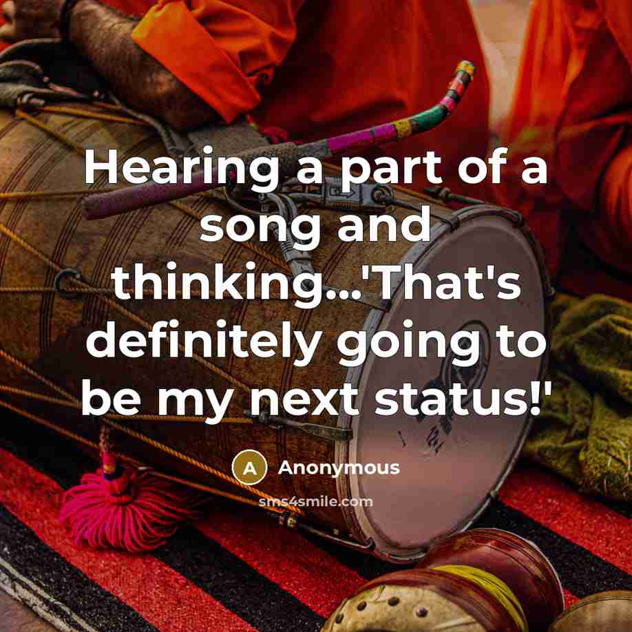 “Hearing a part of a song and thinking...'That's definitely going…” quote by Anonymous
