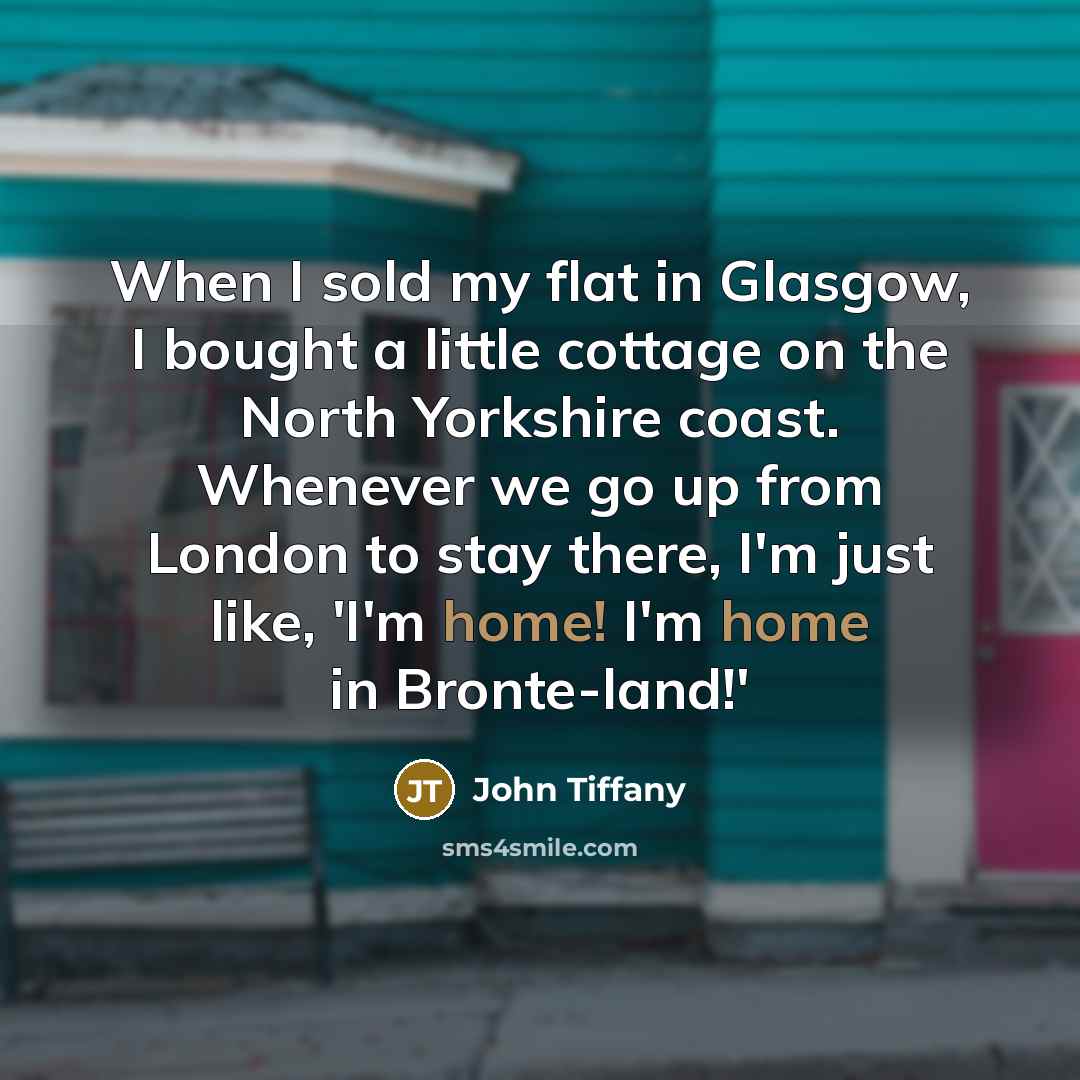 “When I sold my flat in Glasgow, I bought a…” quote by John Tiffany