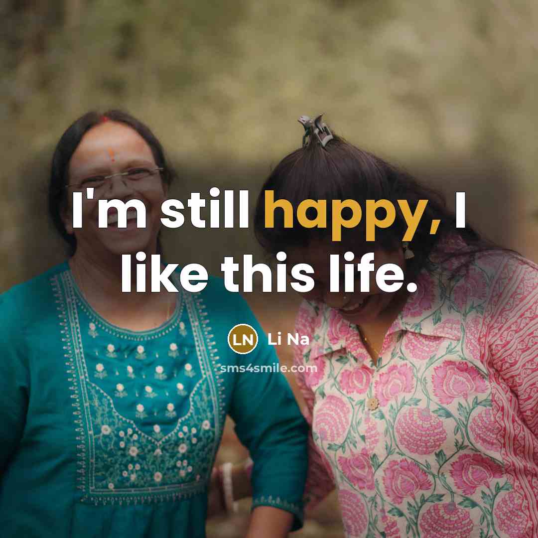 “I'm still happy, I like this life.…” quote by Li Na
