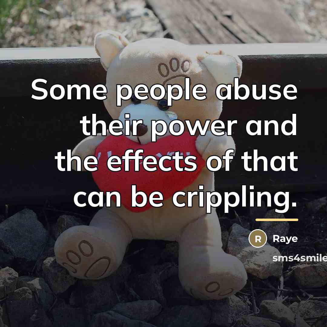 “Some people abuse their power and the effects of that…” quote by Raye