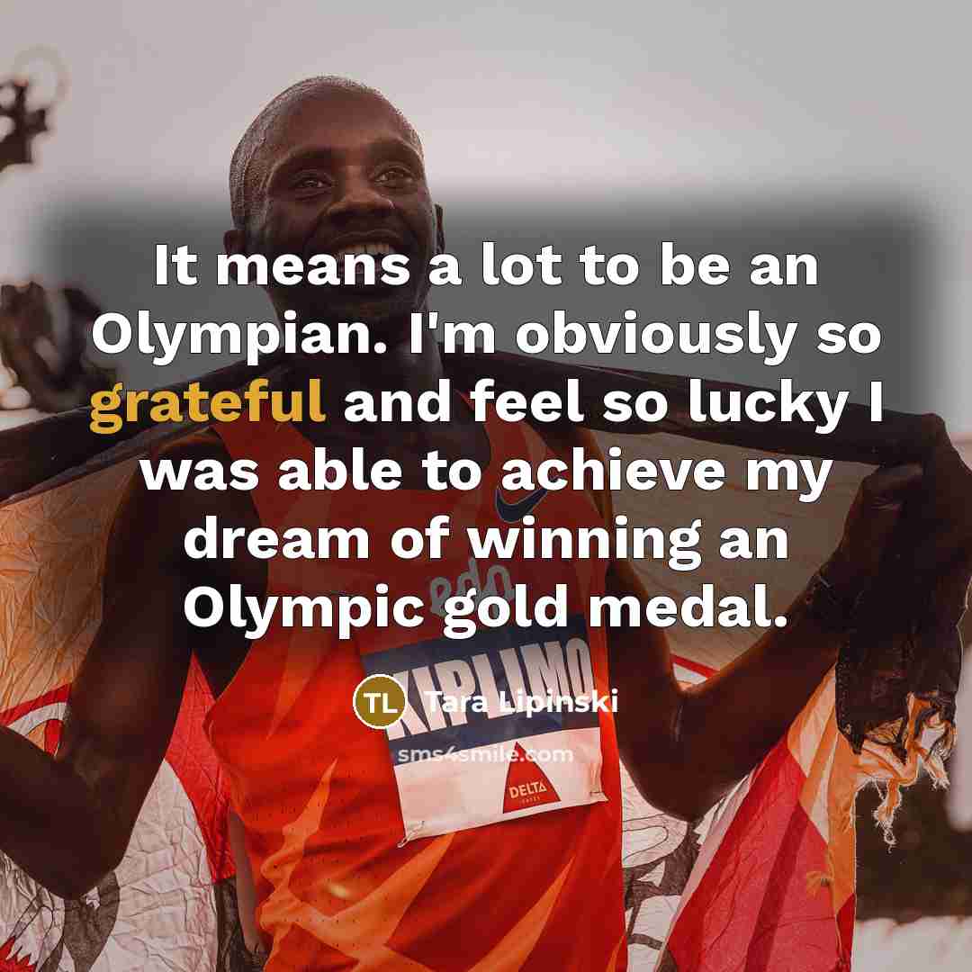 “It means a lot to be an Olympian. I'm obviously…” quote by Tara Lipinski