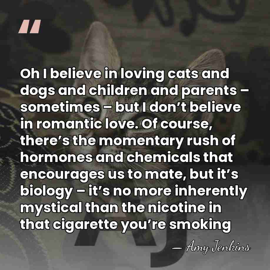 Oh I believe in loving cats and dogs and children and parents&hellip; - Amy Jenkins