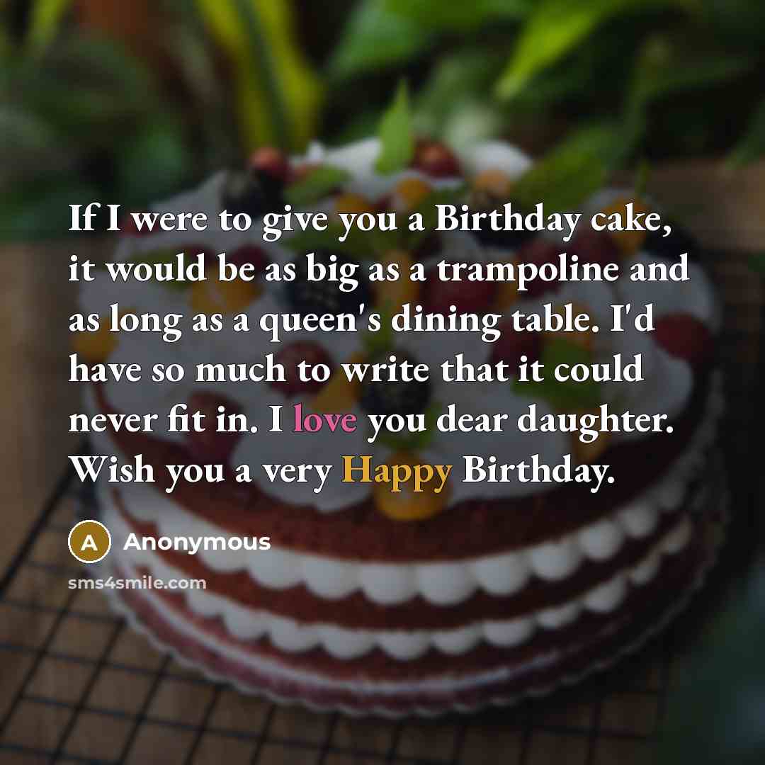 “If I were to give you a Birthday cake, it…” quote by Anonymous