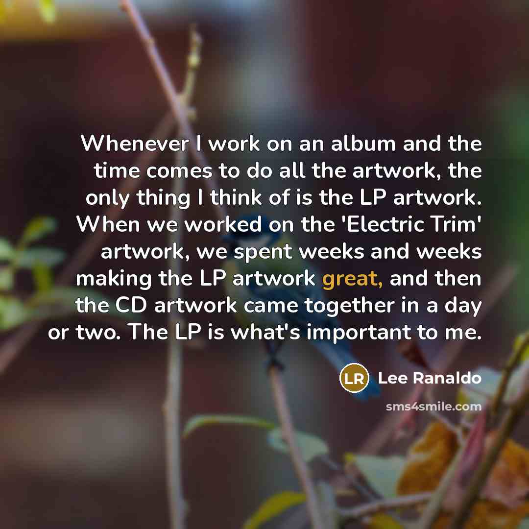 “Whenever I work on an album and the time comes…” quote by Lee Ranaldo