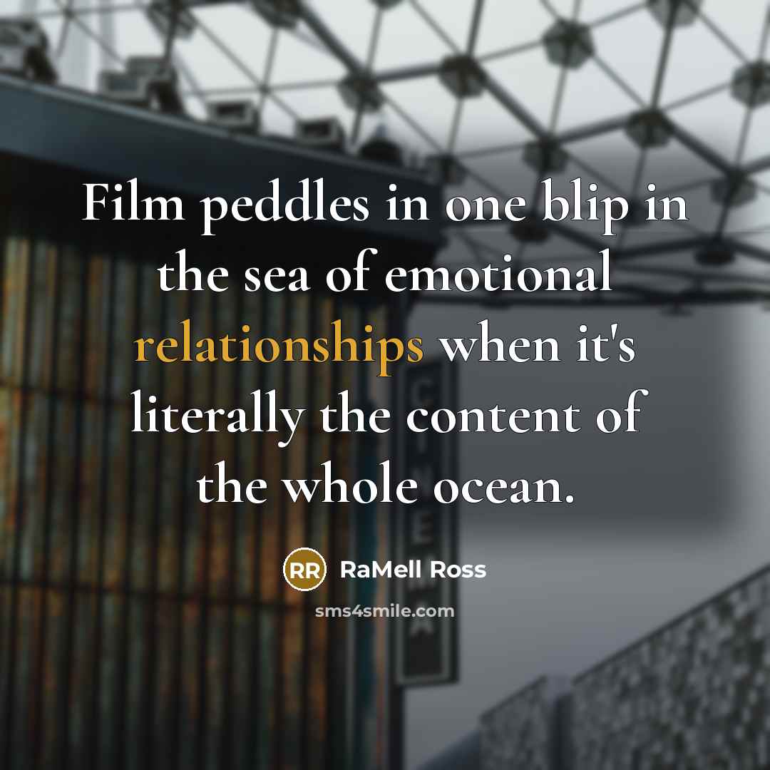 “Film peddles in one blip in the sea of emotional…” quote by RaMell Ross
