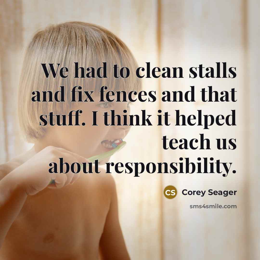 “We had to clean stalls and fix fences and that…” quote by Corey Seager