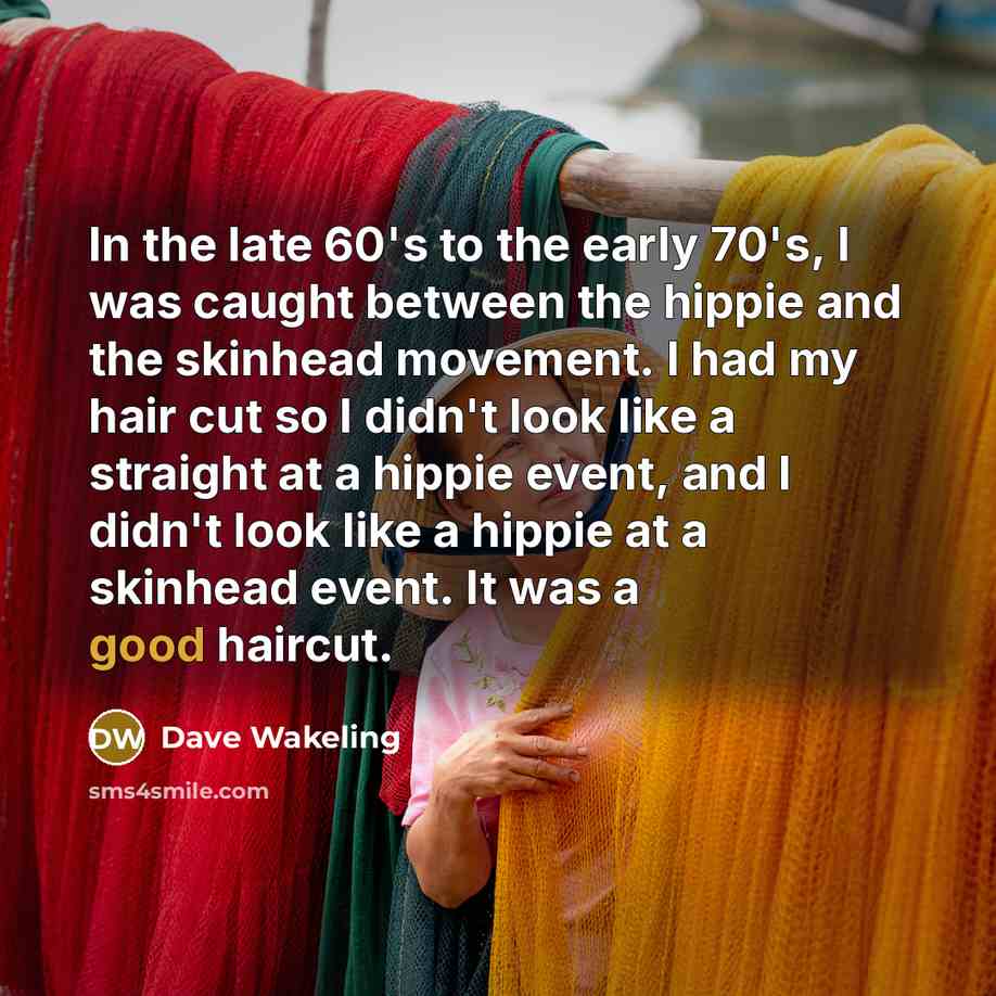 “In the late 60's to the early 70's, I was…” quote by Dave Wakeling