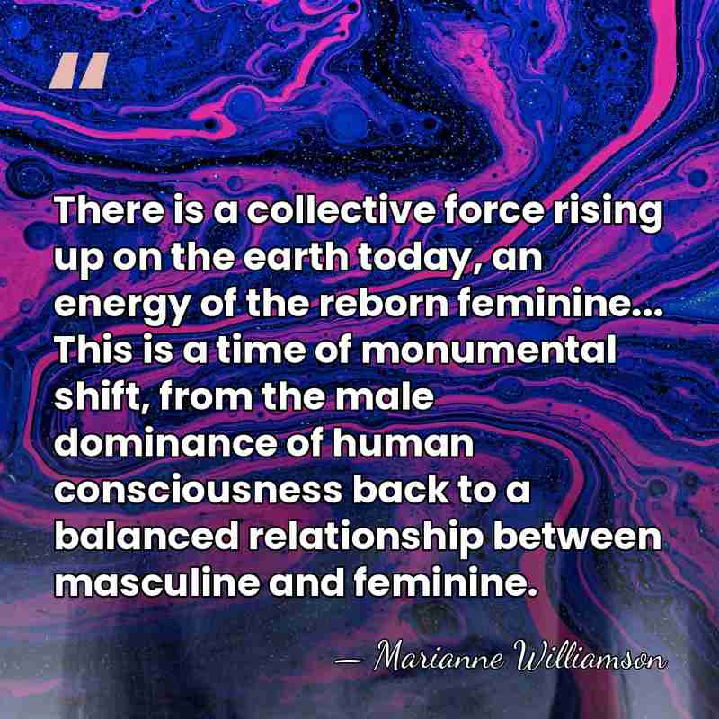 There is a collective force rising up on the earth today, an&hellip; - Marianne Williamson