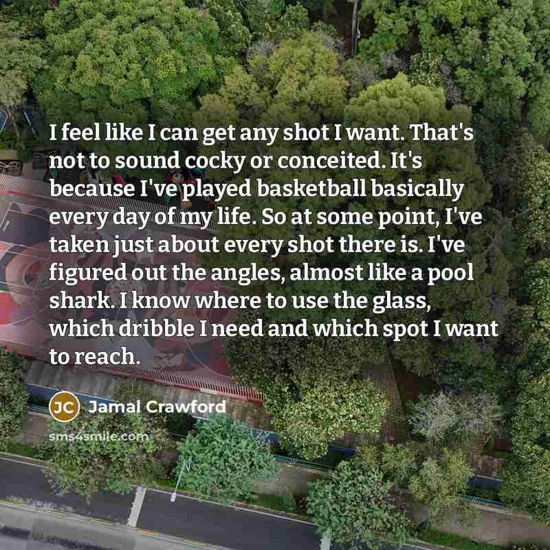 “I feel like I can get any shot I want.…” quote by Jamal Crawford