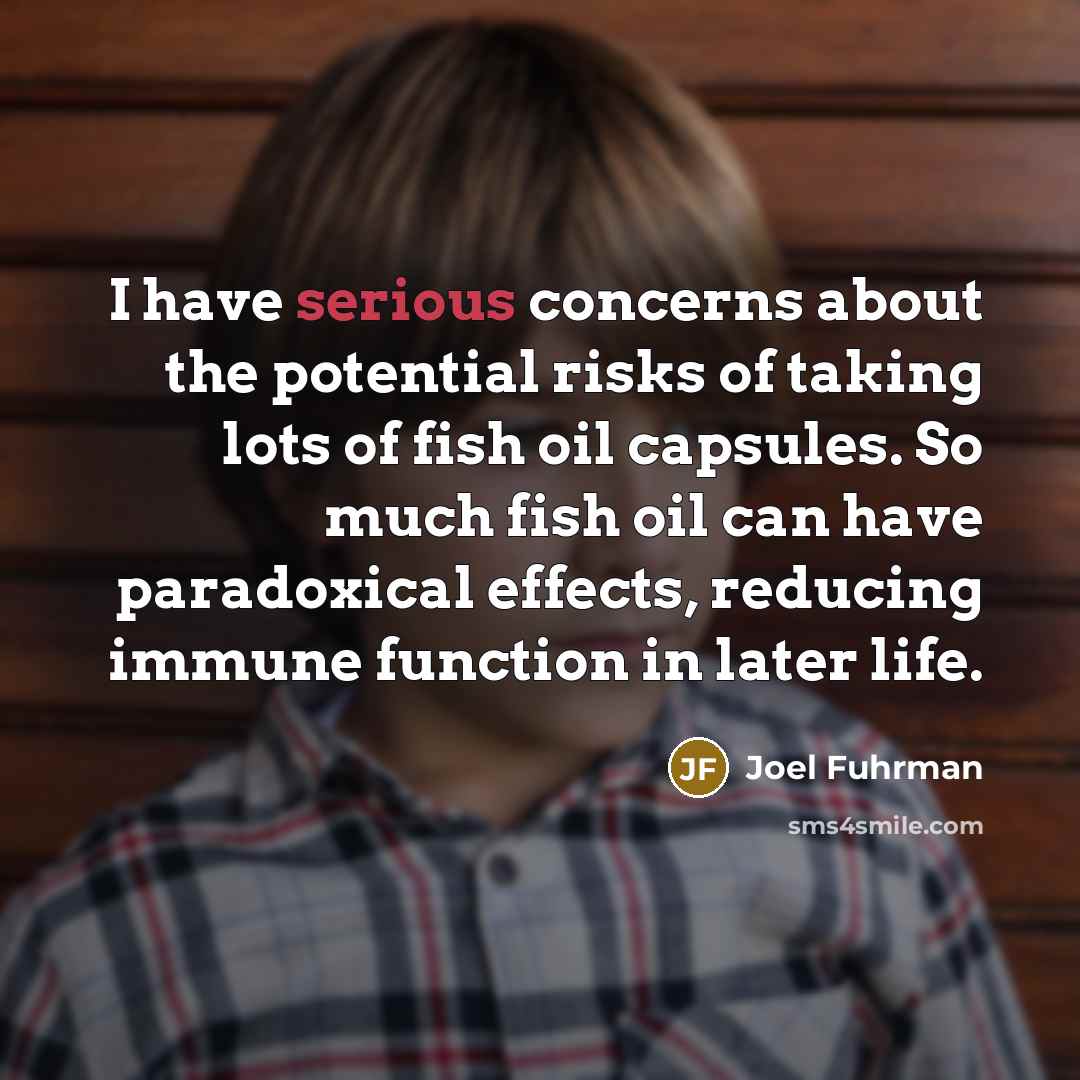 “I have serious concerns about the potential risks of taking…” quote by Joel Fuhrman