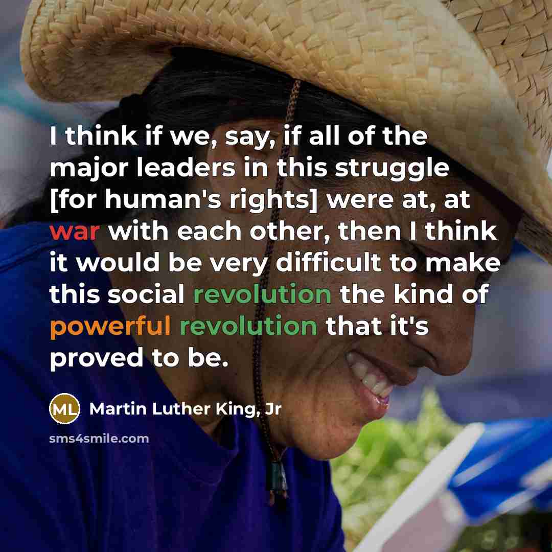 “I think if we, say, if all of the major…” quote by Martin Luther King, Jr