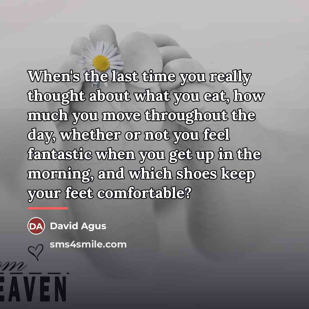 “When's the last time you really thought about what you…” quote by David Agus