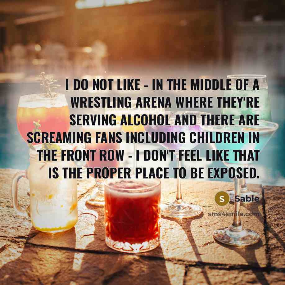 “I do not like - in the middle of a…” quote by Sable
