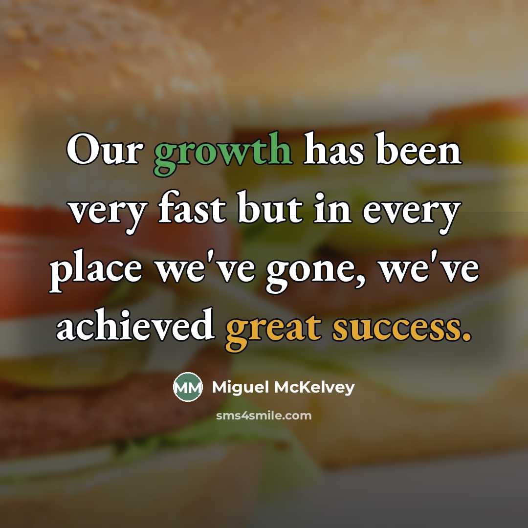 “Our growth has been very fast but in every place…” quote by Miguel McKelvey