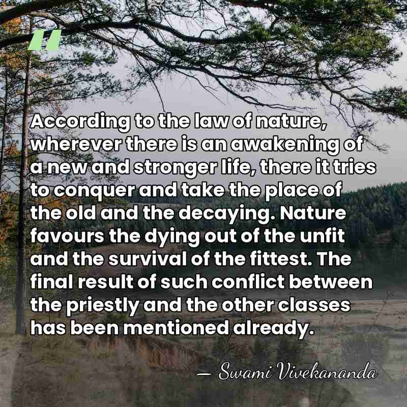 According to the law of nature, wherever there is an awakening of&hellip; - Swami Vivekananda