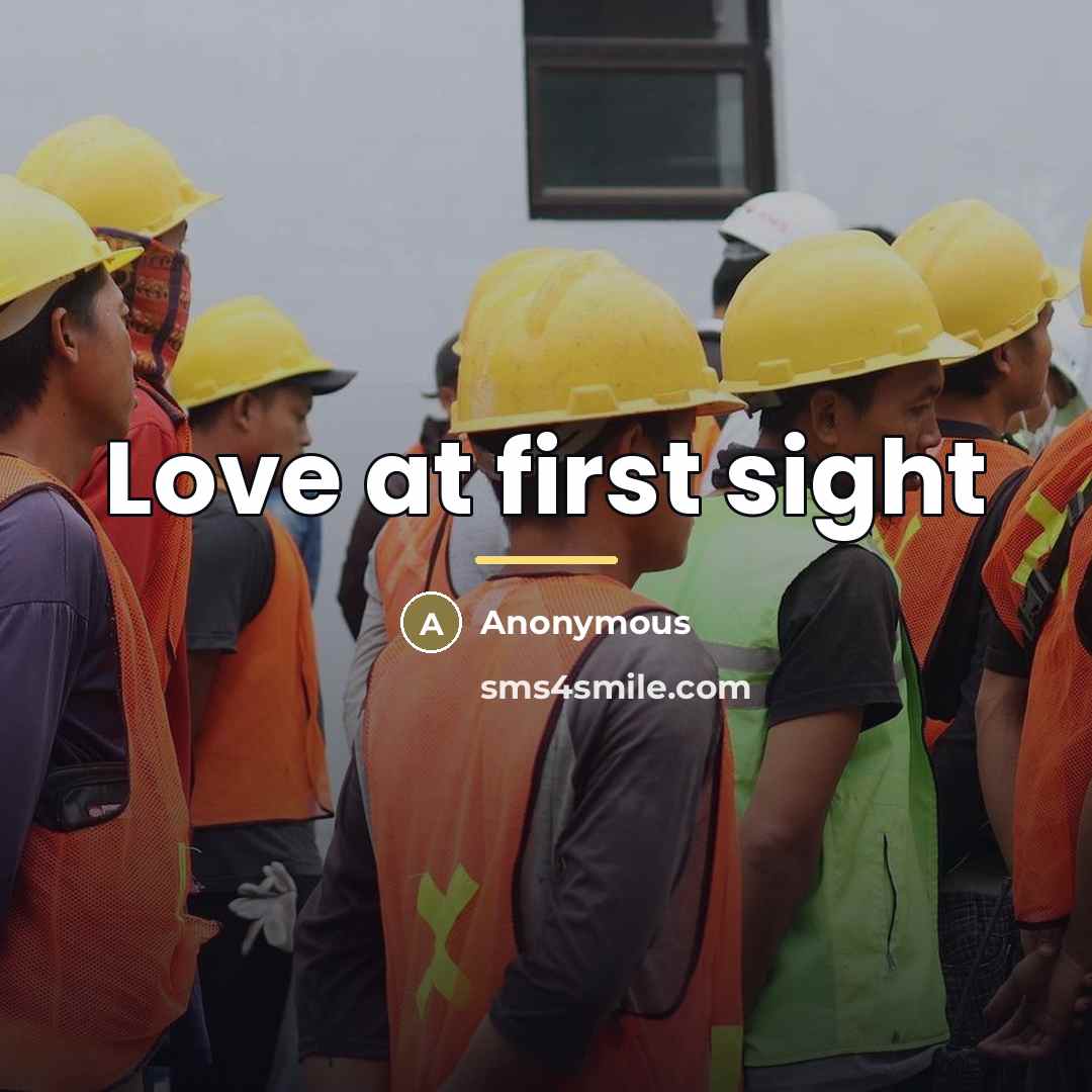 “Love at first sight…” quote by Anonymous