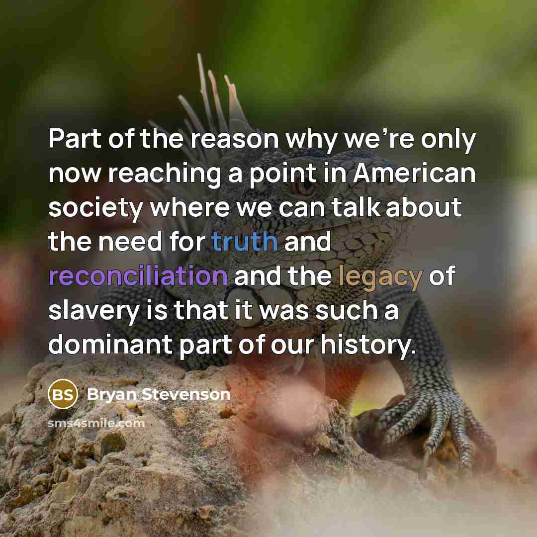 “Part of the reason why we're only now reaching a…” quote by Bryan Stevenson