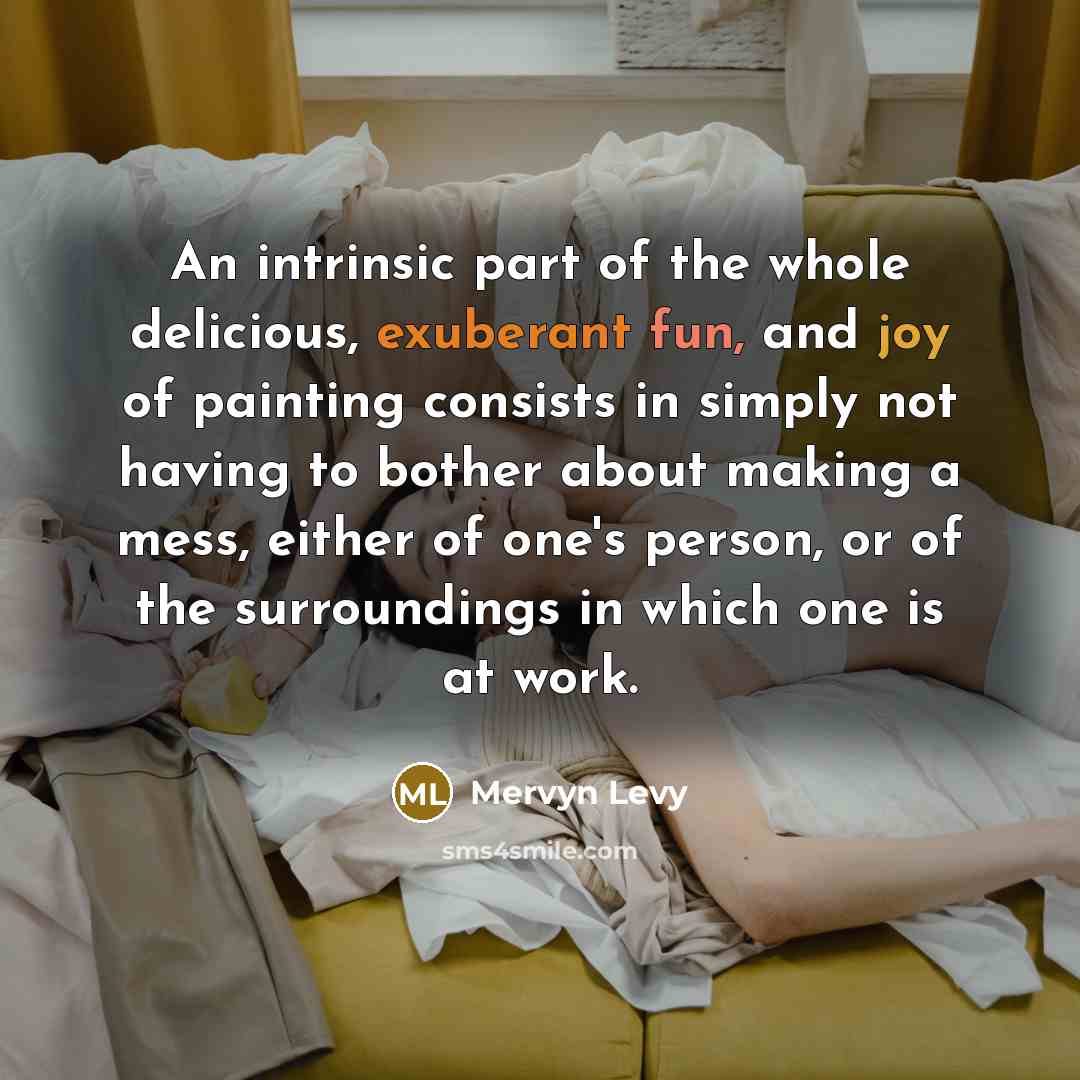 “An intrinsic part of the whole delicious, exuberant fun, and…” quote by Mervyn Levy
